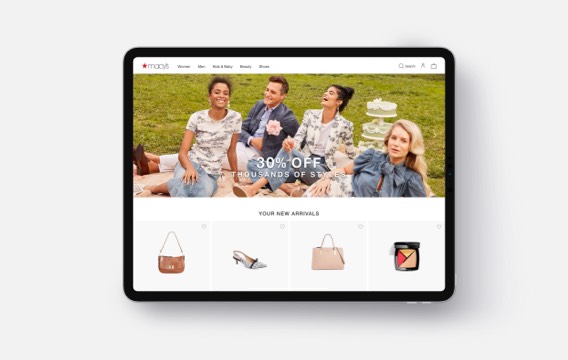 Macy's homepage